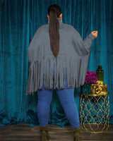 Batwing Sleeve Poncho